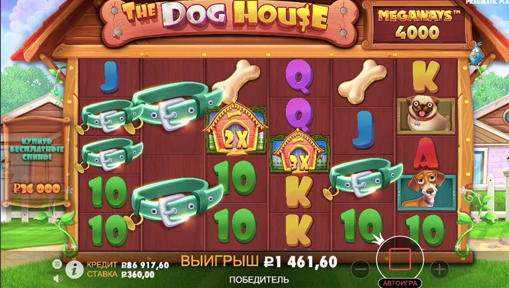The Dog House Megaways на рубли
